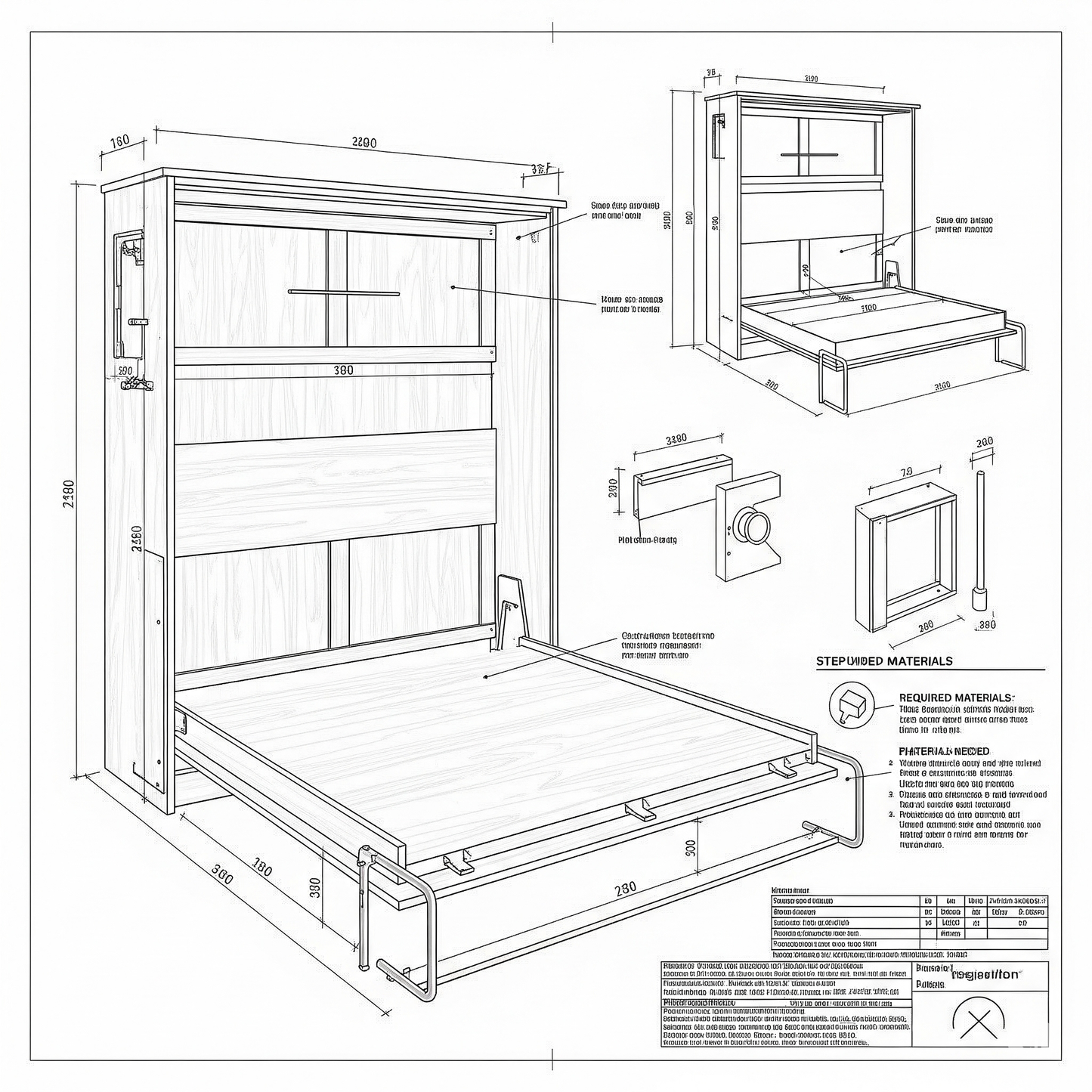 Murphy Bed Plan - Murphy Bed Market