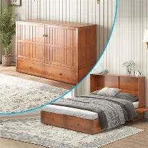 Simple Cabinet Model Murphy Bed - Murphy Bed Market