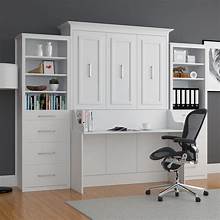 ABC Wall Model Murphy Bed With Desk - Murphy Bed Market 