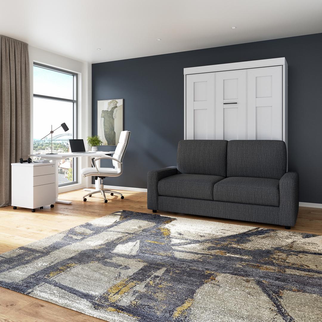 Full Murphy Bed with Sofa (73W) - Murphy Bed Market 