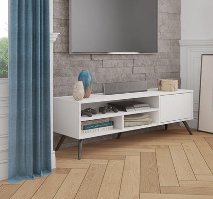 54W TV Stand with Metal Legs for 60 inch TV - Murphy Bed Market 