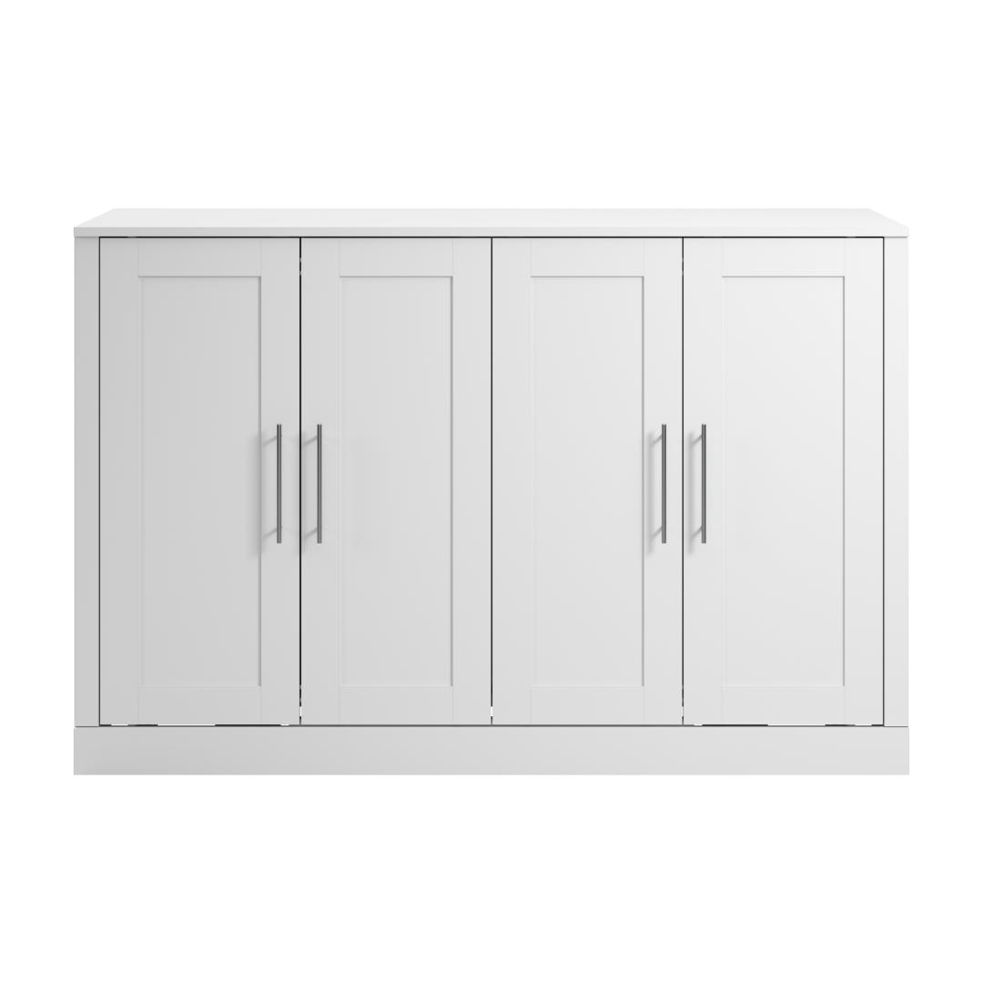 69W Full Cabinet Bed with Mattress - Murphy Bed Market 