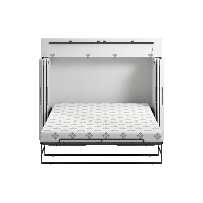 69W Full Cabinet Bed with Mattress - Murphy Bed Market 
